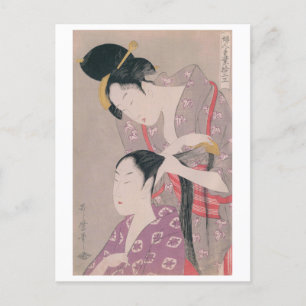 Ukiyoe [Utamaro] schoonheden 010 Briefkaart