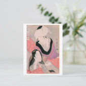 Ukiyoe [Utamaro] schoonheden 011 Briefkaart (Staand voorkant)