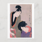Ukiyoe [Utamaro] schoonheden 013 Briefkaart (Voorkant)