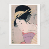 Ukiyoe [Utamaro] schoonheden 014 Briefkaart (Voorkant)