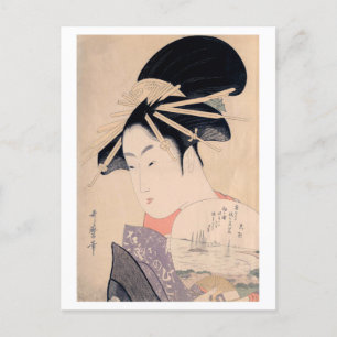 Ukiyoe [Utamaro] schoonheden 020 Briefkaart