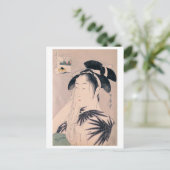 Ukiyoe [Utamaro] schoonheden 021 Briefkaart (Staand voorkant)