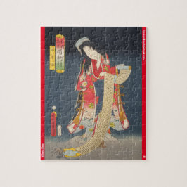 ukiyoe - Wakana hime - Japanse goochelaar - Legpuzzel