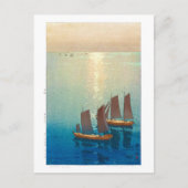 ukiyoe - Yoshida - 01 - Zee van Glittering Briefkaart (Voorkant)