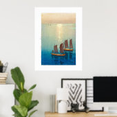 ukiyoe - Yoshida - 01 - Zee van Glittering Poster (Thuiskantoor)