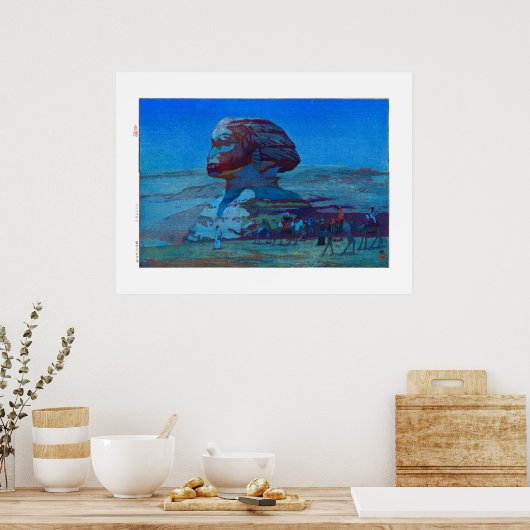 ukiyoe - Yoshida - 02 - Sphinx Poster (Keuken)