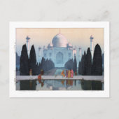 ukiyoe - Yoshida - 03 - Taj Mahal in Morning Mist Briefkaart (Voorkant)