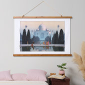 ukiyoe - Yoshida - 03 - Taj Mahal in Morning Mist Hangend Wandkleed (Slaapkamer)