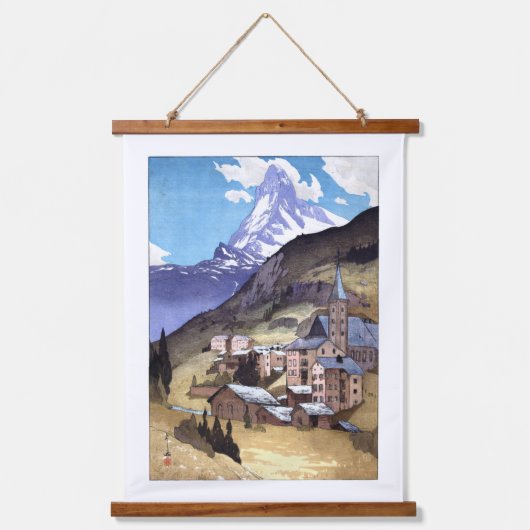 ukiyoe - Yoshida - 04 - Matterhorn - Hangend Wandkleed (Voorkant)