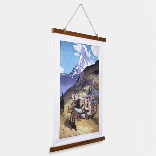 ukiyoe - Yoshida - 04 - Matterhorn - Hangend Wandkleed (Gebogen)