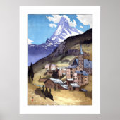 ukiyoe - Yoshida - 04 - Matterhorn - Poster (Voorkant)