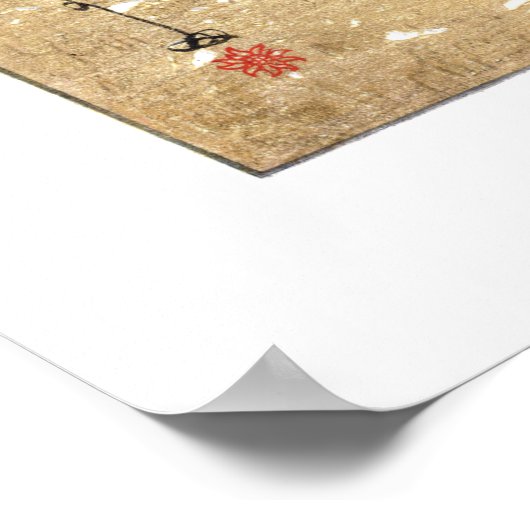 ukiyoe - Yoshida - 04 - Matterhorn - Poster (Hoek)