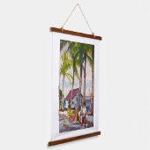 ukiyoe - Yoshida - 06 - Singapore - Hangend Wandkleed (Gebogen)