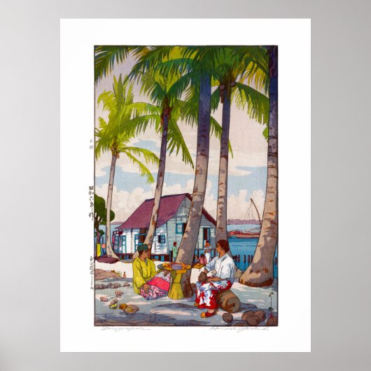 ukiyoe - Yoshida - 06 - Singapore - Poster (Voorkant)