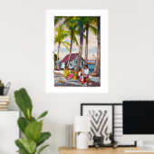 ukiyoe - Yoshida - 06 - Singapore - Poster (Thuiskantoor)
