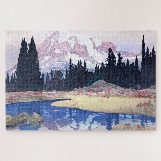 ukiyoe - Yoshida - 07 - Mount Rainier - Legpuzzel (Horizontaal)