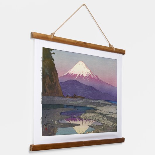 ukiyoe - Yoshida - 08 - Okitsu - Hangend Wandkleed (Gebogen)