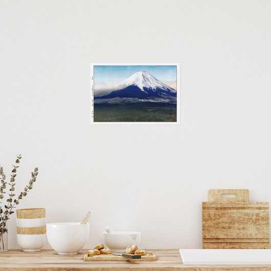 ukiyoe - Yoshida - 09 - Village Yoshida - Poster (Keuken)