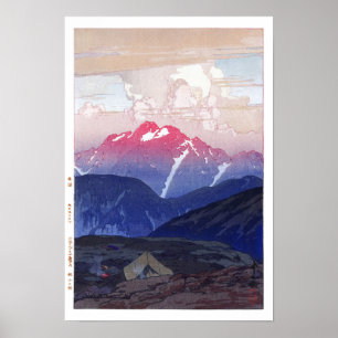 ukiyoe - Yoshida - 10 - Morning on Mt. Tsurugi - Poster