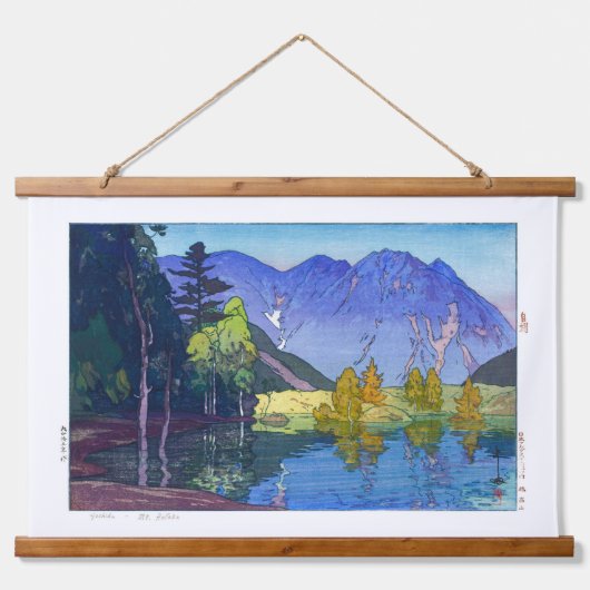 ukiyoe - Yoshida - 11 - Mt. Hodaka - Hangend Wandkleed (Voorkant)