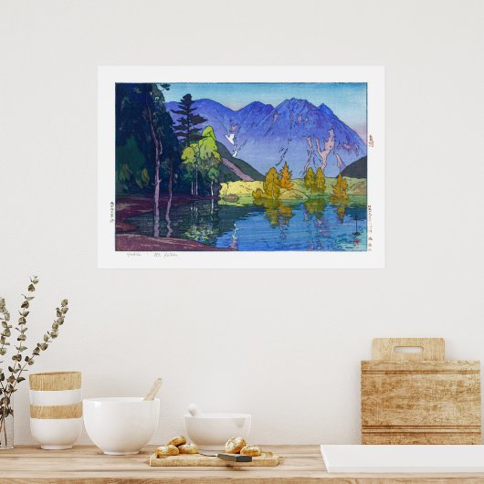ukiyoe - Yoshida - 11 - Mt. Hodaka - Poster (Keuken)