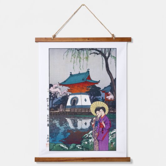 ukiyoe - Yoshida - 13 - Shinobazu Pond - Hangend Wandkleed (Voorkant)