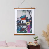 ukiyoe - Yoshida - 13 - Shinobazu Pond - Hangend Wandkleed (Slaapkamer)
