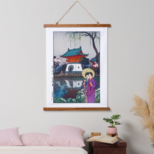 ukiyoe - Yoshida - 13 - Shinobazu Pond - Hangend Wandkleed (Slaapkamer)