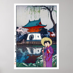 ukiyoe - Yoshida - 13 - Shinobazu Pond - Poster