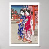 ukiyoe - Yoshida - 14 - Maiko - Poster (Voorkant)