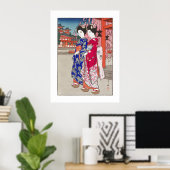 ukiyoe - Yoshida - 14 - Maiko - Poster (Thuiskantoor)