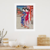 ukiyoe - Yoshida - 14 - Maiko - Poster (Keuken)