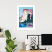 ukiyoe - Yoshida - 15 - El Capitan - Poster (Thuiskantoor)