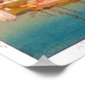 ukiyoe - Yoshida - 17 - wacht op de Tide - Poster (Hoek)