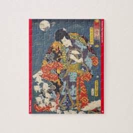 ukiyoe - Zokushu Jiraiya - Japanse goochelaar - Legpuzzel
