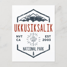Ukkusiksalik National Park Canada  Briefkaart
