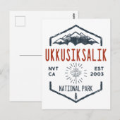 Ukkusiksalik National Park Canada  Briefkaart (Voorkant / Achterkant)