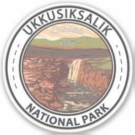 Ukkusiksalik National Park Canada Travel  Sticker