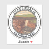 Ukkusiksalik National Park Canada Travel  Sticker (Vel)