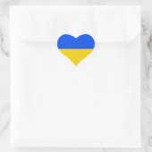 UKRAÏENSE vlag  Hart Sticker (Tas)