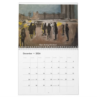 Ukraine 2026 Calendar Kalender
