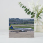 Ukraine Airlines-vliegtuig Briefkaart (Staand voorkant)