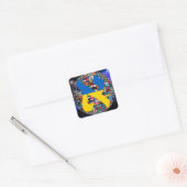 Ukraine Alef Flag Vierkante Sticker (Envelop)