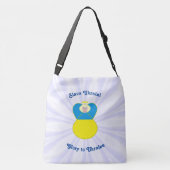 Ukraine Angel Slava Ukraine Glory naar Oekraïne Cr Crossbody Tas (Achterkant)