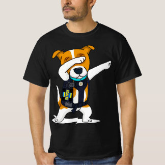 Ukraine Armed Forces Dabbing Dog Patron Jack Russe T-shirt
