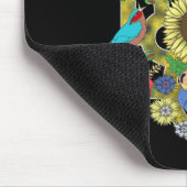 Ukraine Birds Sunflower Trysub  Oekraïense V Muismat (Hoek)