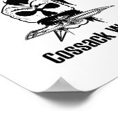 Ukraine Cossack Warrior - Support Ukraine  Poster (Hoek)