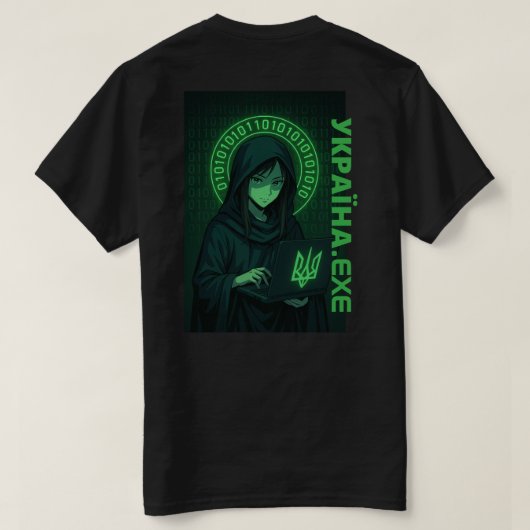 Ukraine.exe t-shirt (Design achterkant)