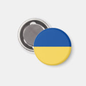UKRAINE FLAG BUTTON MAGNET (Voorkant / Achterkant)
