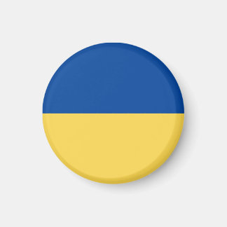 UKRAINE FLAG BUTTON MAGNET